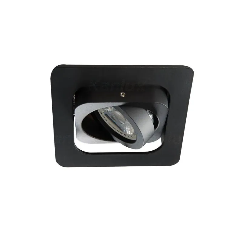 Lampa padziļinājums Kanlux Alren DTL-B, GU10, melna krās.