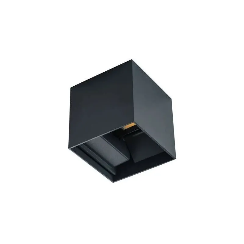 Āra sienas lampa Kanlux Reka LED EL 7W-L-GR, 7W, LED, IP54, melna krās., 10 cm x 10 cm