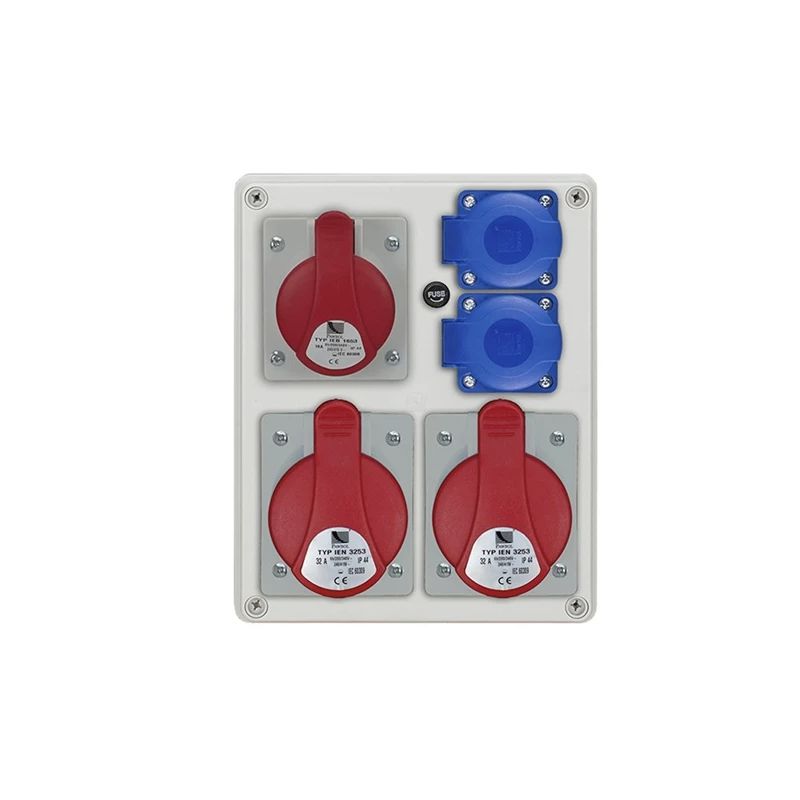 Panelis r-box 240 16a 32a 230v b.1632-s