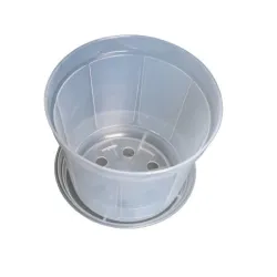 Puķu pods Uniplastex Orchidea UDCO18, plastmasa, caurspīdīga krās.
