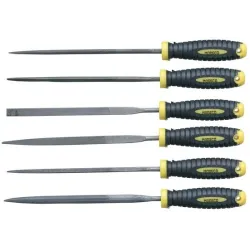 Vīle Modeco, plakans, 200 mm, koks-tērauds-plastmasas