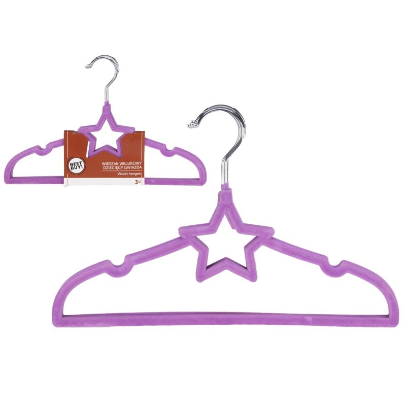Pakaramais bērnu apģērbu zvaigzne 3gab