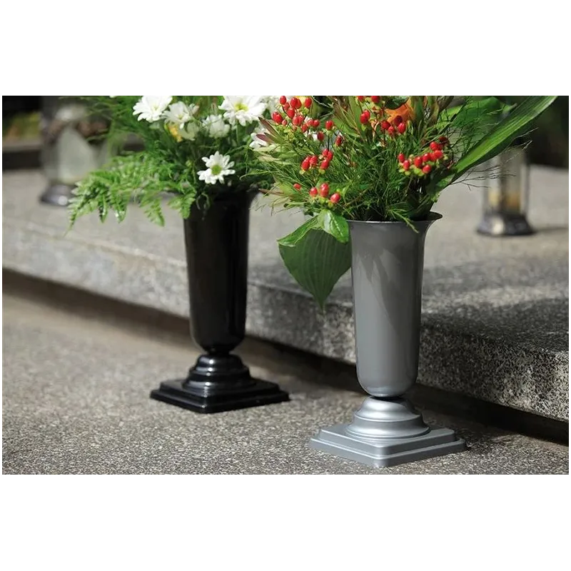 Kapu vāze Form Plastic Dama 1062, 34.5 cm, melna krās.