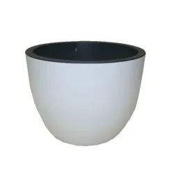 Цветочный горшок Form Plastic Muna 3300, пластик, белый цв.