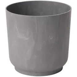 Puķu pods Form Plastic SATINA 4284-081, plastmasa, pelēka