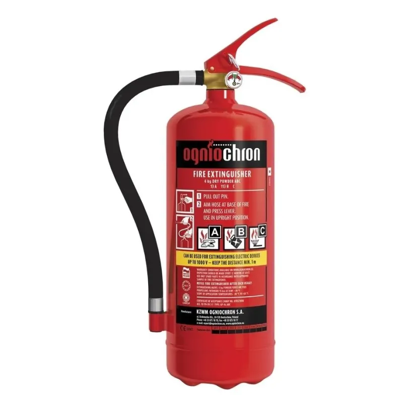 Ugunsdzēšamais aparāts Ogniochron, pulveris, 6 kg, A