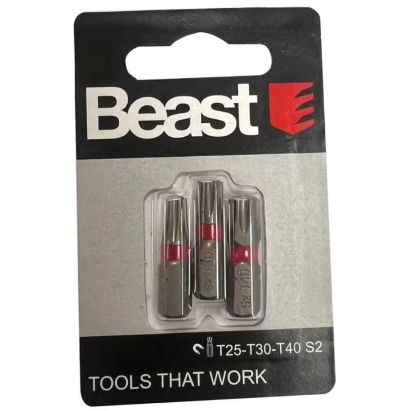 Uzgaļu kompl. 3gb 1-4-25mm T25-T30-T40