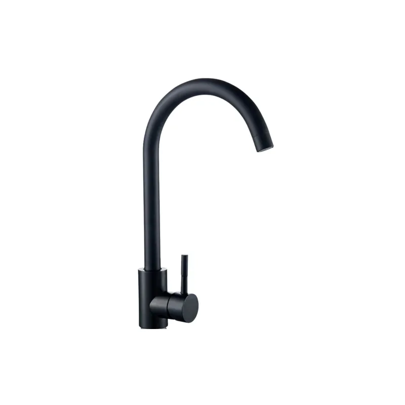 Virtuves jaucējkrāns Invena Resta, melna