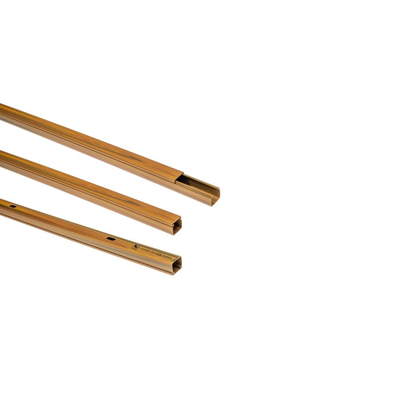 Kabeļu kanāls 17x15mm tumši brūna krāsa