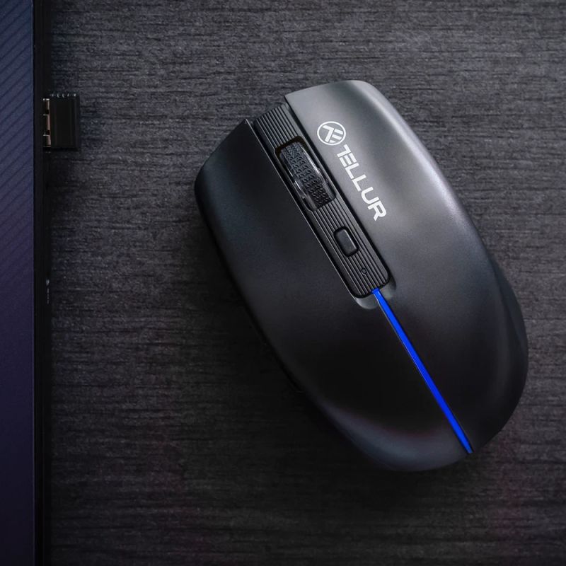 Tellur Silent Click Wireless Mouse Black