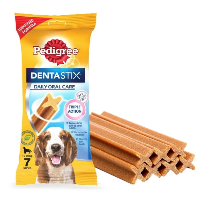 Gardumi suņiem pedigree dentastix m 180g