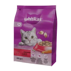 Sausā kaķu barība Whiskas Beef, liellopa gaļa, 0.8 kg