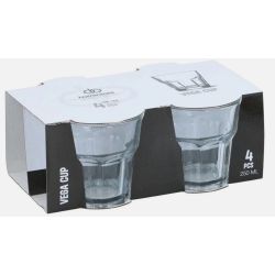 Glāzes vega 250ml 4gab