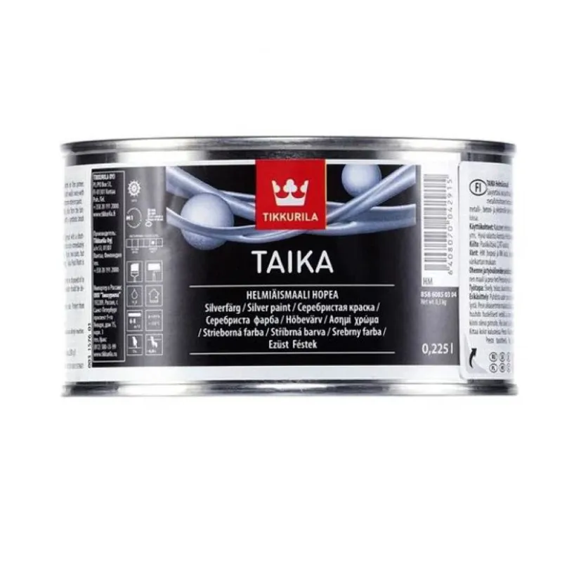 Krāsa Tikkurila, sudraba, 0.225 l