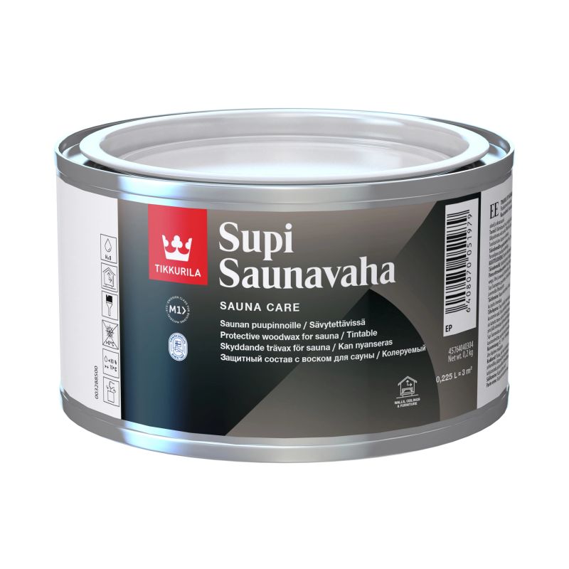 Vasks saunām supi balts 0,33l