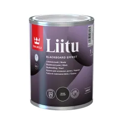 Tāfeļu krāsa liitu melna liitu 1l