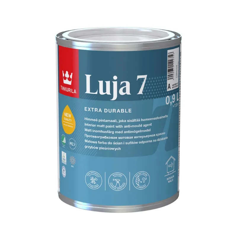 Sienu krāsa Tikkurila Luja, daudzkrāsains