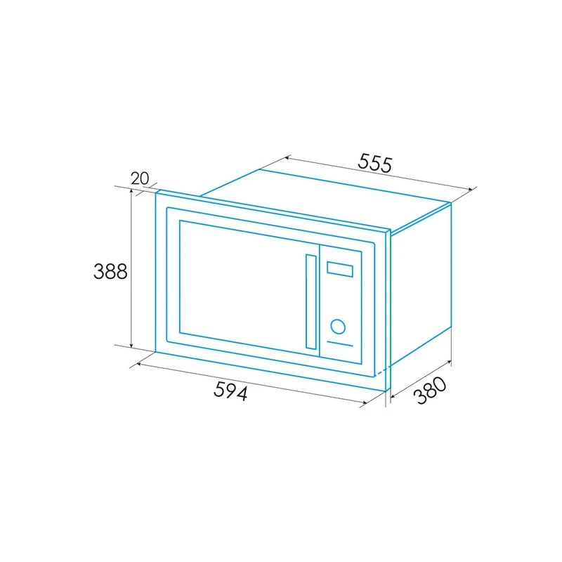 Edesa EMW-2530-IG WH