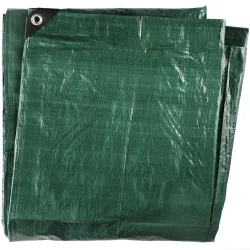 Tents Tarmo Tarpaulin, zaļa krās., 8 m x 12 m