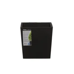 Цветочный горшок 4Living Termo 276392, полипропилен ,pp,, черный