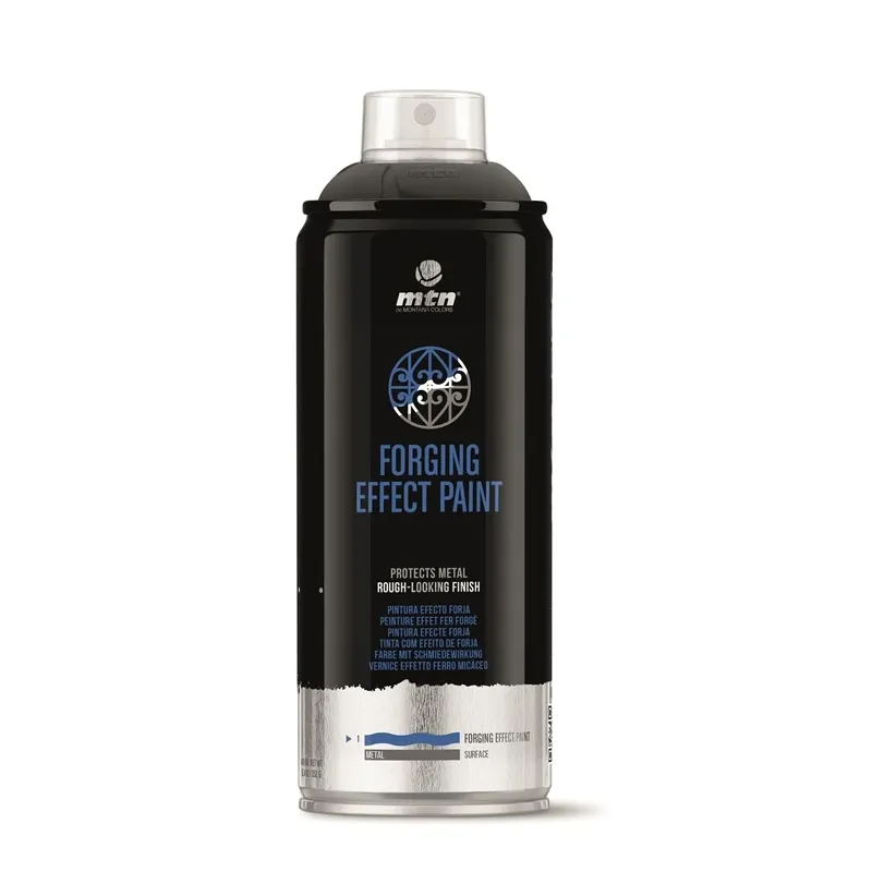 Krāsu aerosoli Montana Forging Effect.dekoratīvie.melna.0.4l