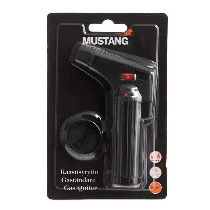 Mustang gas torch Windproof Flame refillable