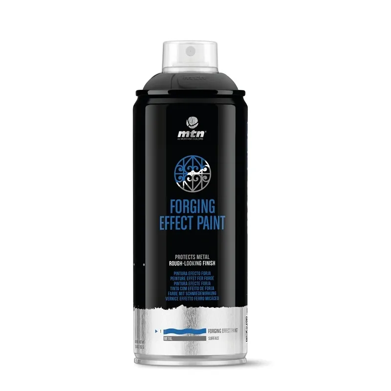 Krāsu aerosoli Montana Forging Effect.dekoratīvie.melna.0.4l