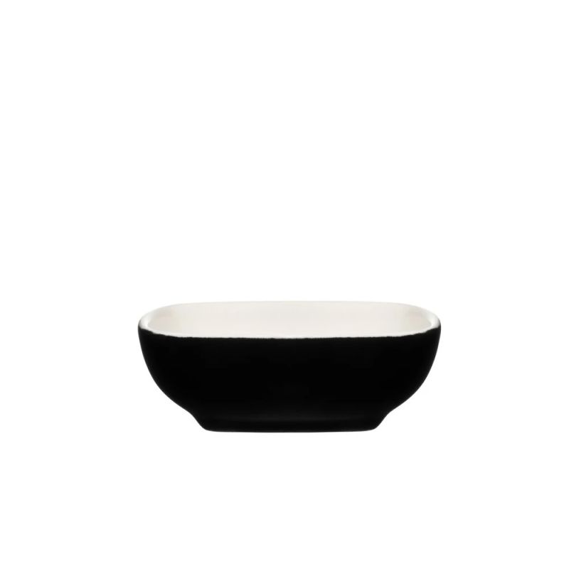 Sauce bowl set, ceramic, 2.5×7 cm, black, 4 pcs, up to 200 °C