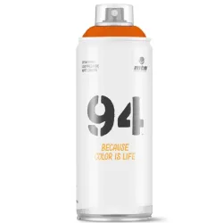 Aerozoliniai dažai Montana Water Based. oranžinė. 0.4 l
