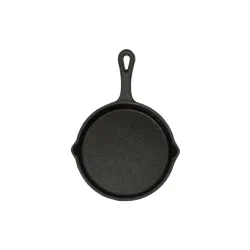 Single-serve grill pan round cast iron 14,5 cm