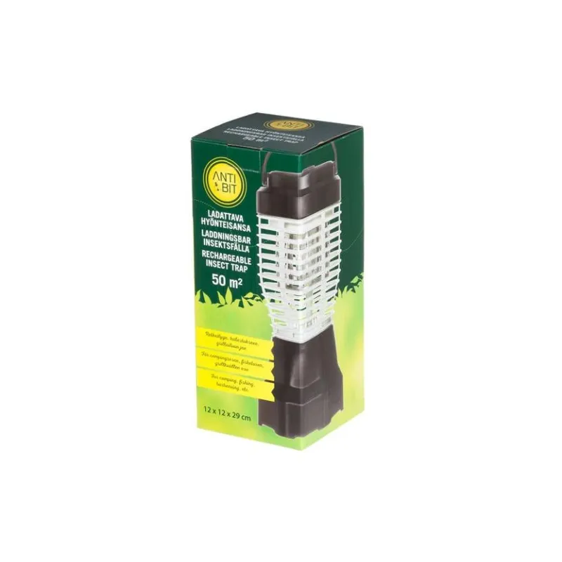 Uzlādējams kukaiņu slazds Antibit, 50 m²