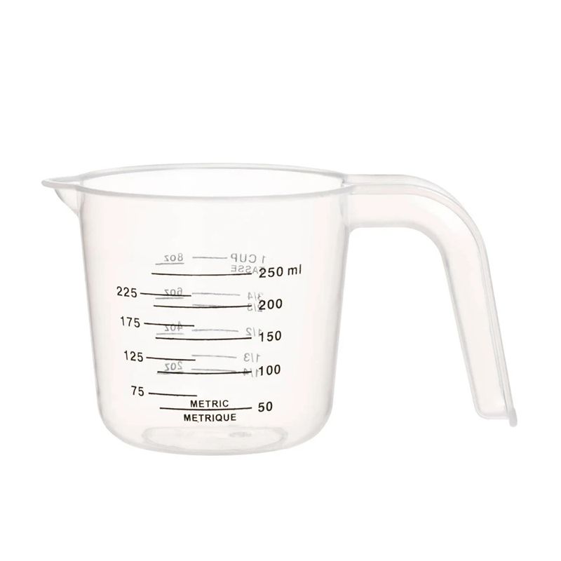 Maku 250 ml plastikinis puodelis ,matavimo indas,