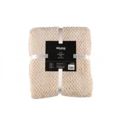 Pleds 130x170cm bēšs