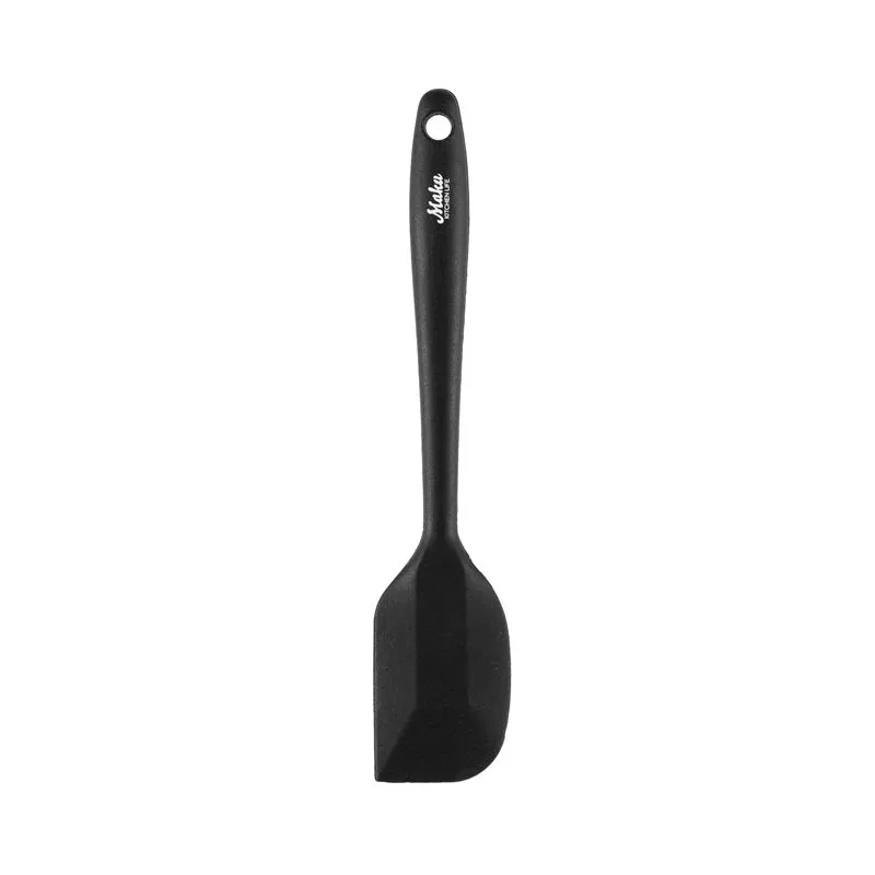 Maku silikona lāpstiņa, nerūsējošais tērauds-silikons, 20 cm, melna