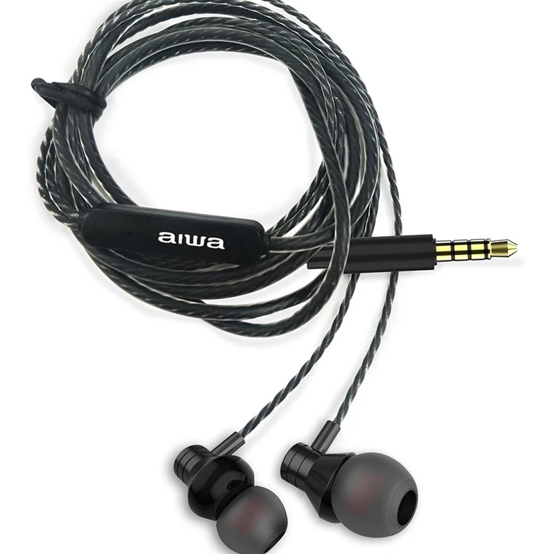 Austiņas 3.5mm estm-50bk aiwa melnas
