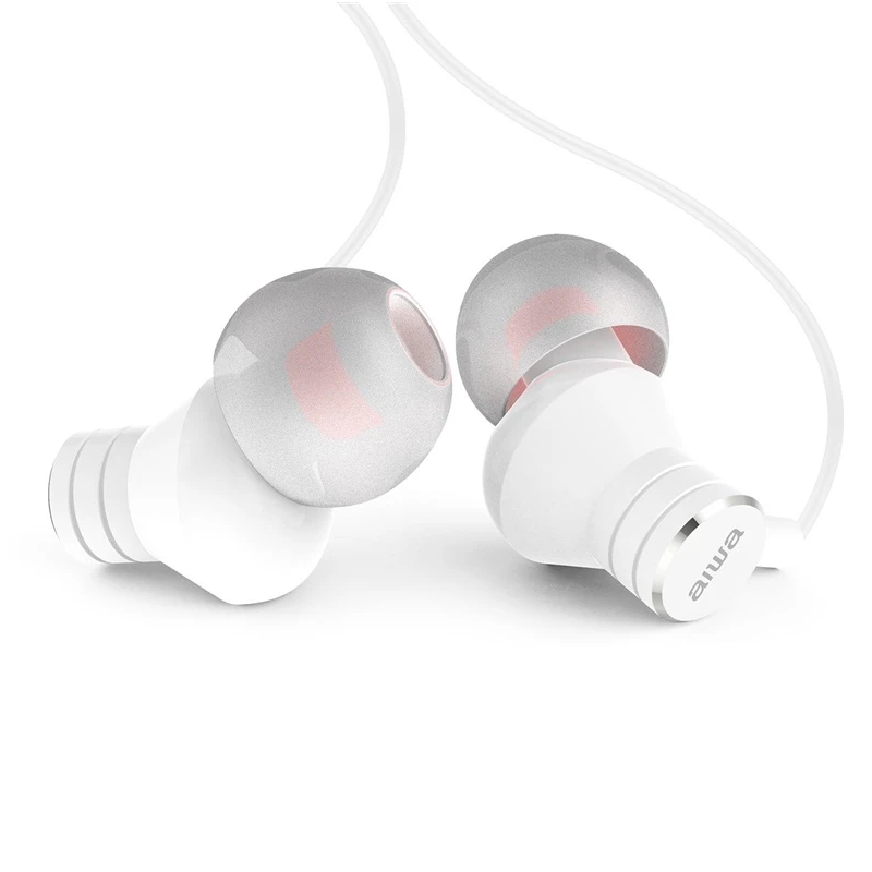 Austiņas 3.5mm estm-50wt aiwa baltas