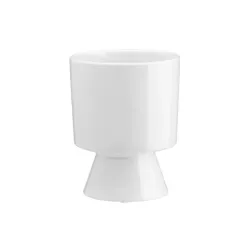 Lillepott 4Living 644407, kivi, valge v.