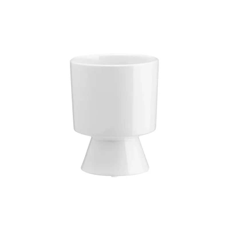 Puķu pods 4Living 644407, akmens, balta