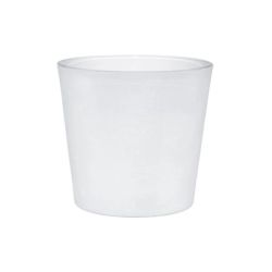 Puķu pods orhidēju fiori matēts balts