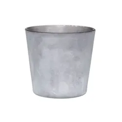 Цветочный горшок 4Living 645251, стекло, серый