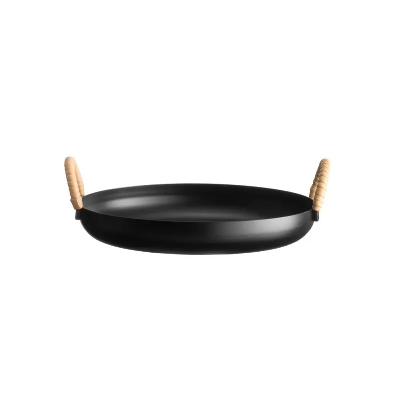 Servēšanas paplāte Maku 645378, DIA 19 cm, Melna