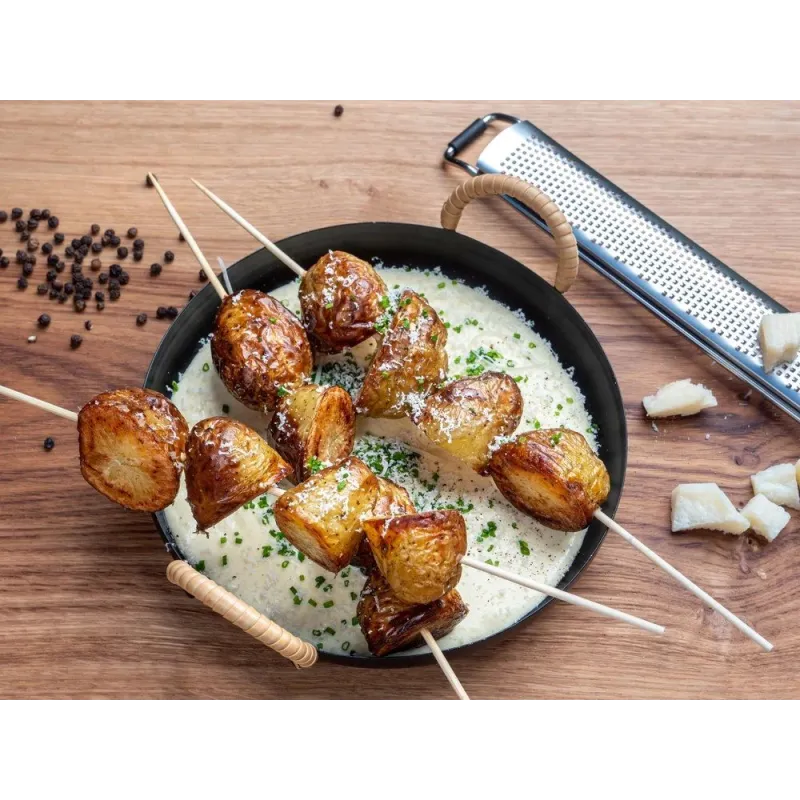 Servēšanas paplāte Maku 645378, DIA 19 cm, Melna