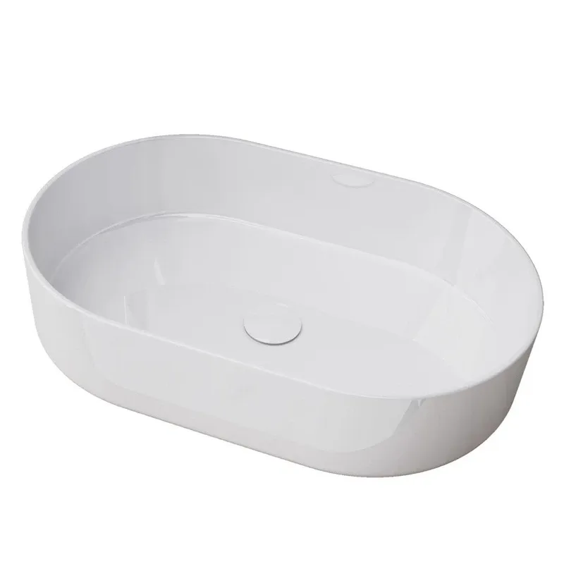 Vannas istabas izlietne Masterjero Trapani, keramika, 60 cm x 38 cm x 12.5 cm, balta