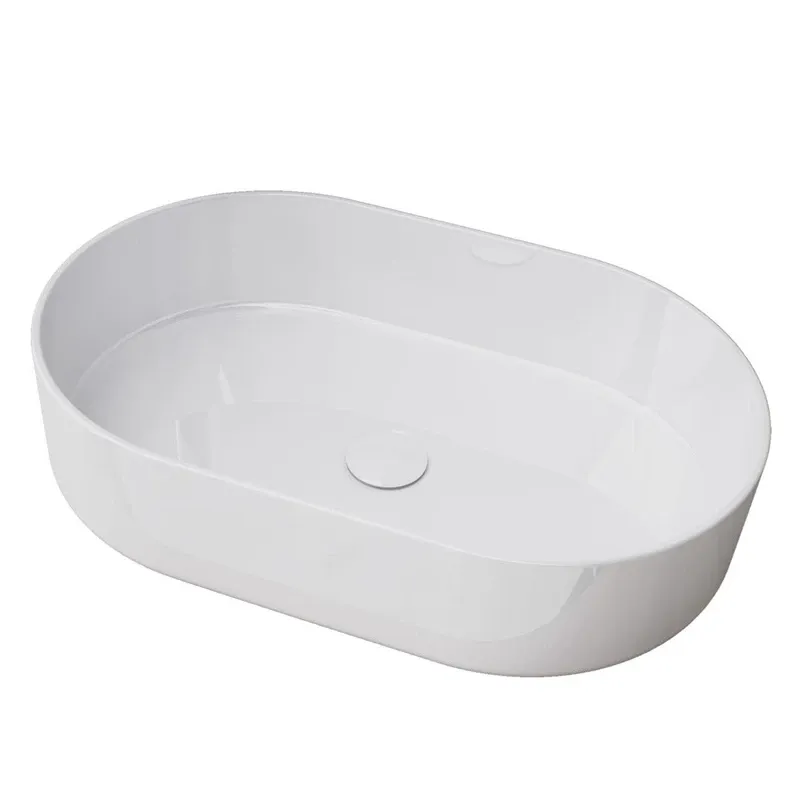 Vannas istabas izlietne Masterjero Trapani, keramika, 60 cm x 38 cm x 12.5 cm, balta