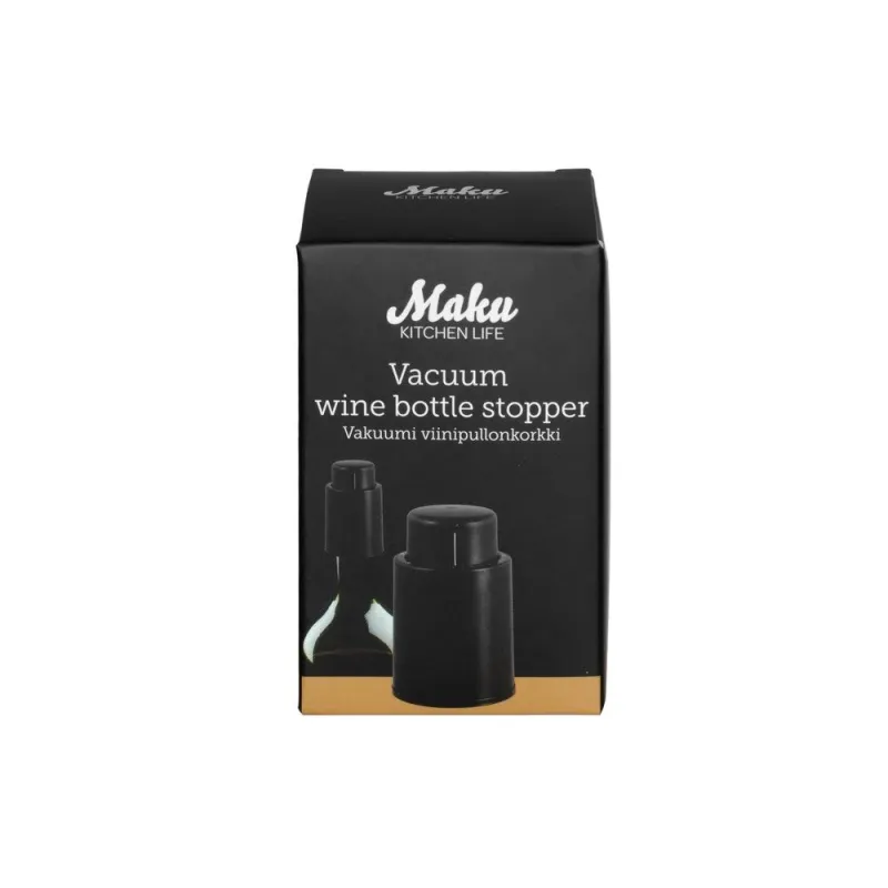 Vacuum wine bottle stopper