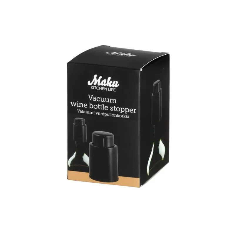 Vacuum wine bottle stopper
