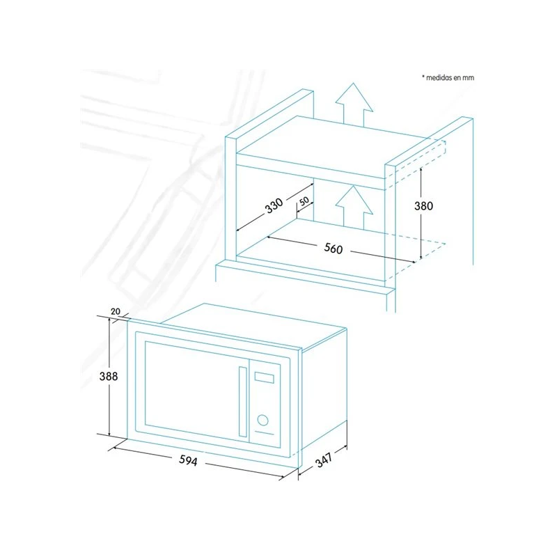 Edesa EMW-2010-IG XWH