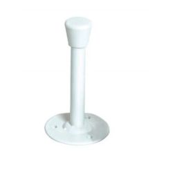 Durvju atdure sienai, 80 mm, balta