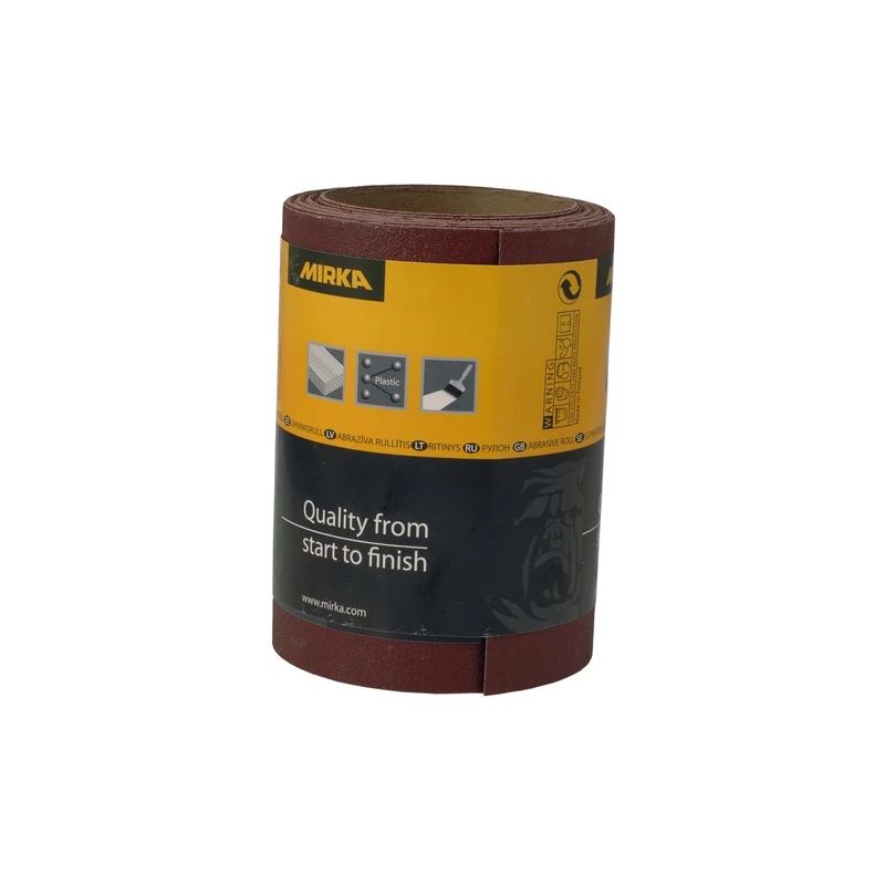 Slīpēšanas papīrs rullī 115mm x 5m p100