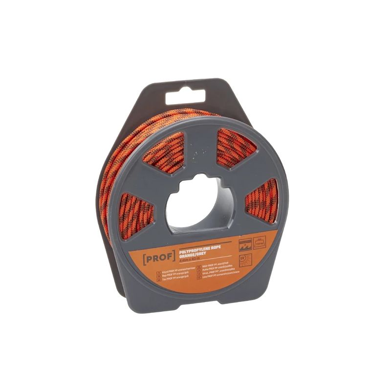 Aukla prof pp oranža-pelēka 4mmx40m
